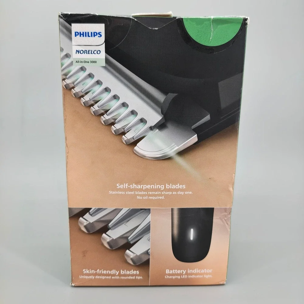Philips Norelco MG3919/50 All-in-One 3000 13-Piece Men's Trimmer Kit Black